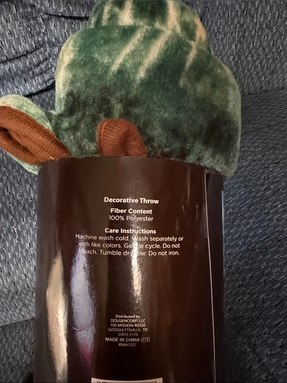 Rachel Plush Running Horses extra long Throw